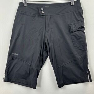 Terry Women's Metro Relaxed Cycling Shorts Mountain Biking Road Black Sz Small
